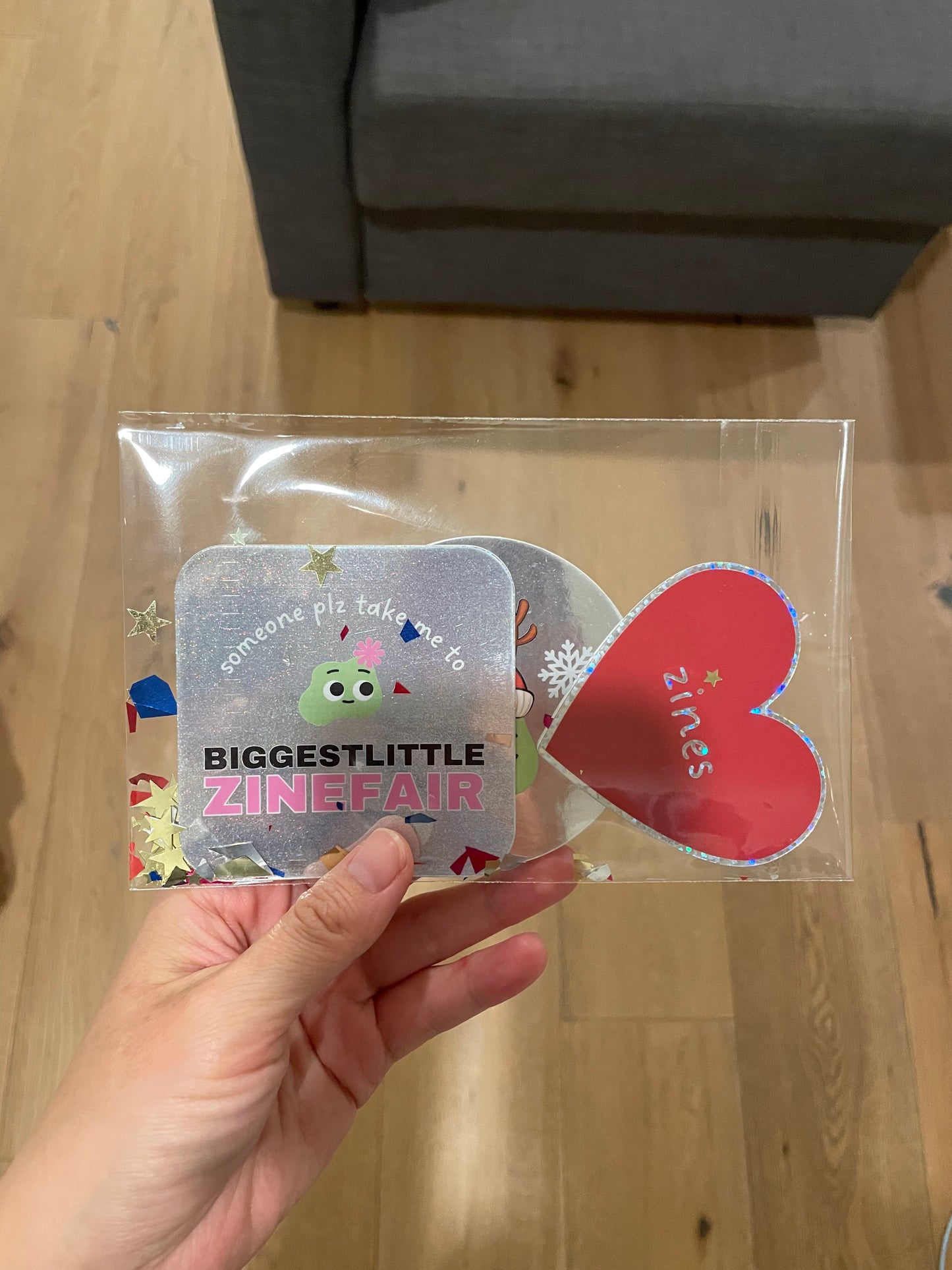 Biggest Little Zine Fair Sticker Pack (BLZF)