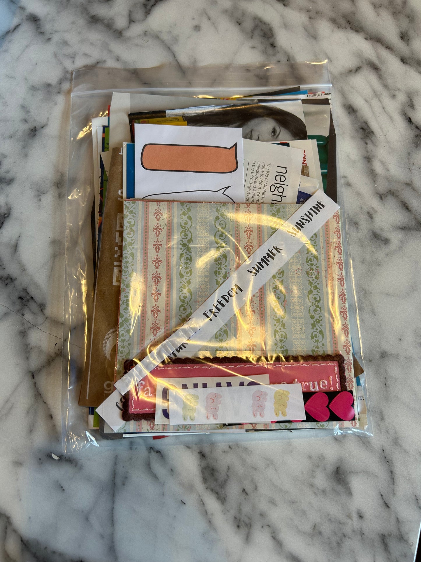 Scrap Bags - Mystery Collage Kits