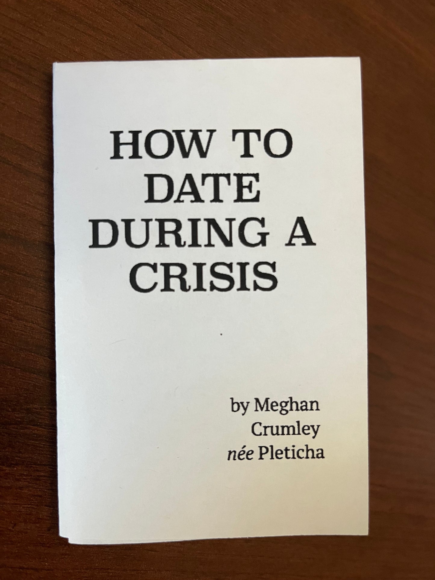 HOW TO DATE DURING A CRISIS